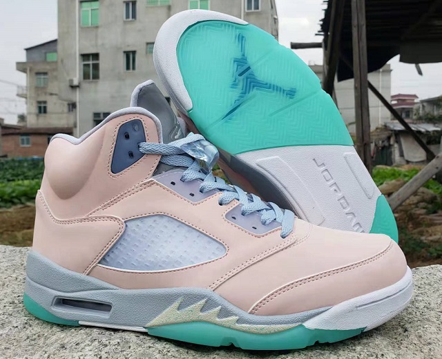 Women Air Jordan Shoes 5 Easter